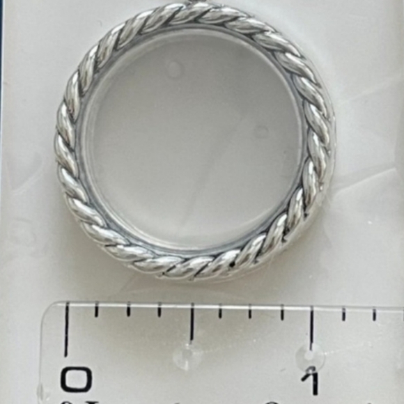 EFFY "WITH LOVE"SILVER CHARMS LOCKET PENDANT NECKLACE, X'mas Birthday Gift, 12" - Picture 5 of 5